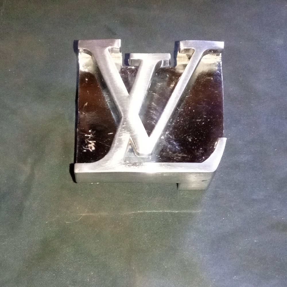 Louis Vuitton Silver Belt Buckle